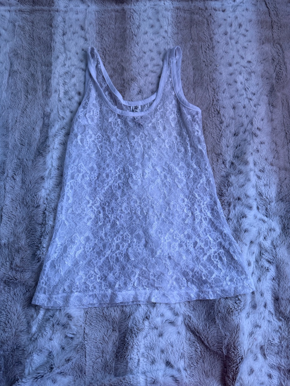 Vintage White Lace Camisole Tank